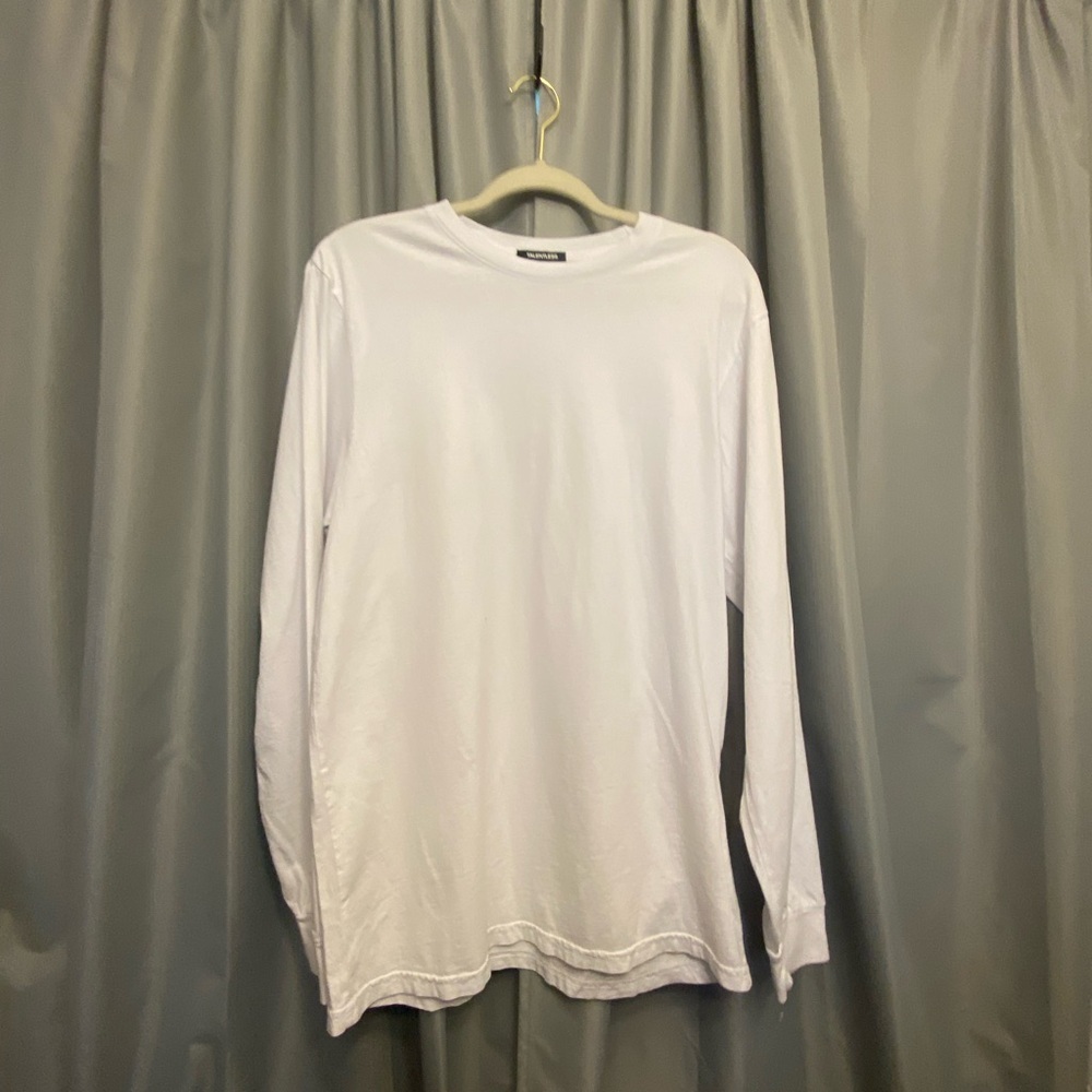 Talentless long sleeves shirt white Med quality